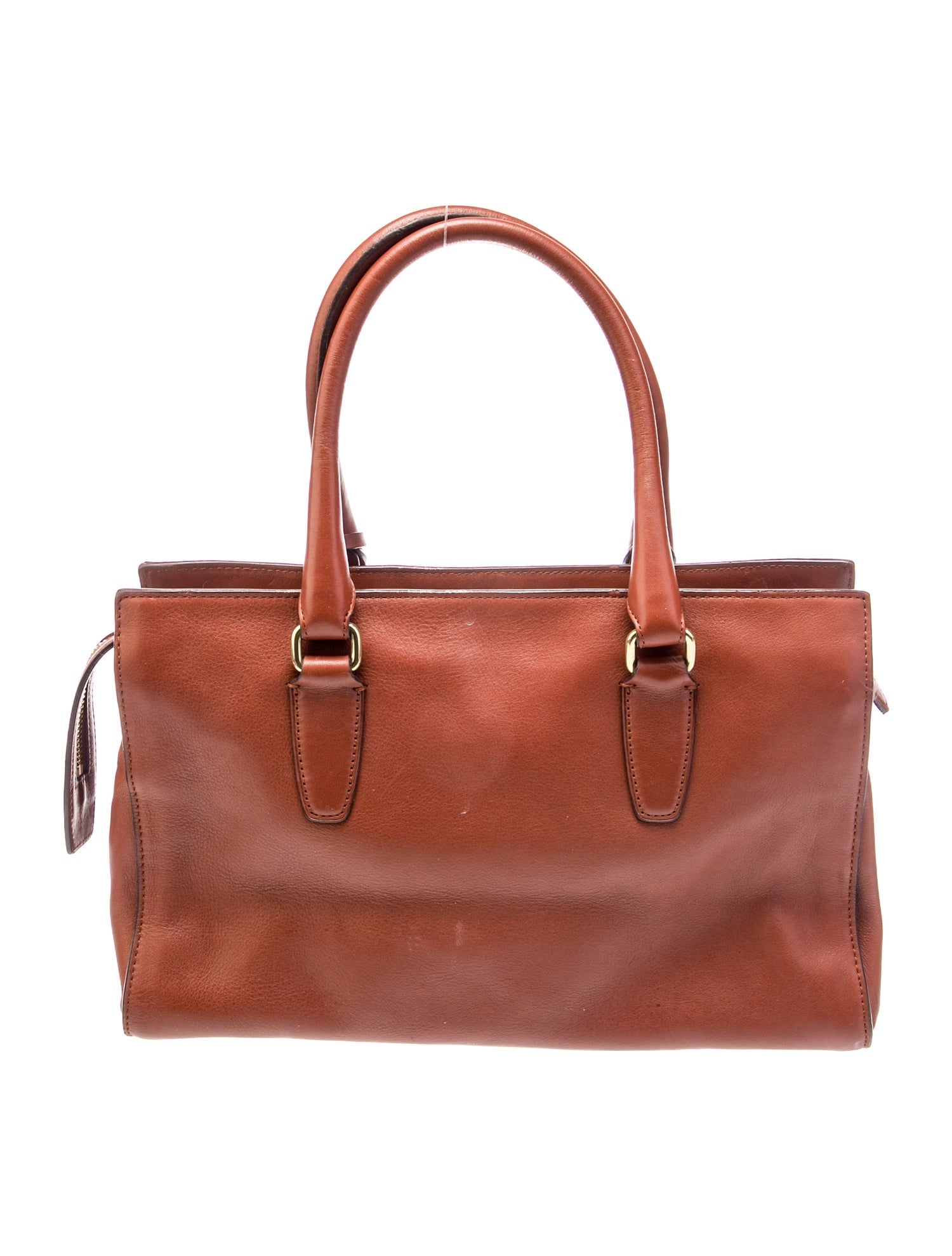 Coach Leather Top Handle Bag